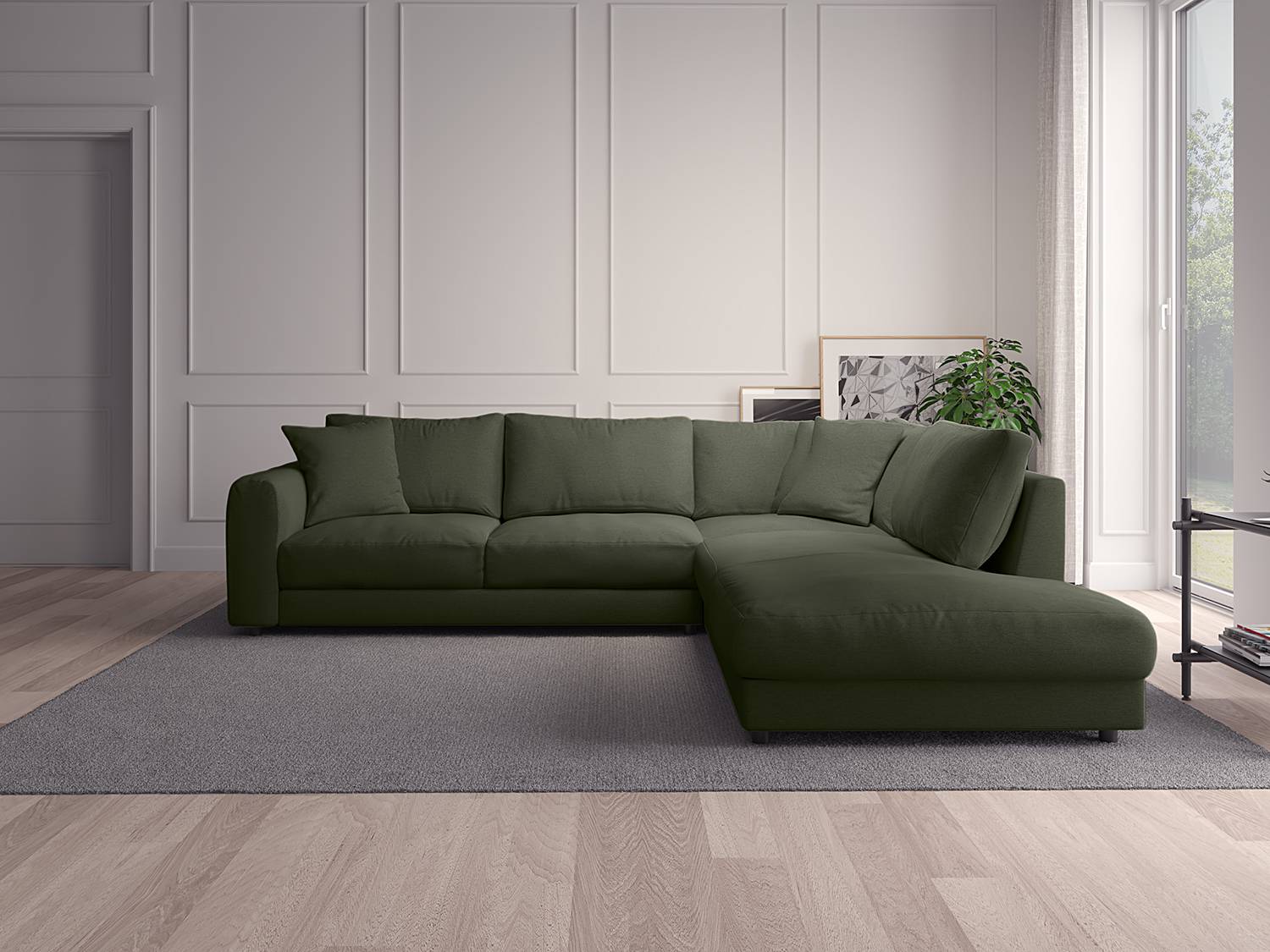 Ecksofa mit Ottomane Layaa von Studio Copenhagen