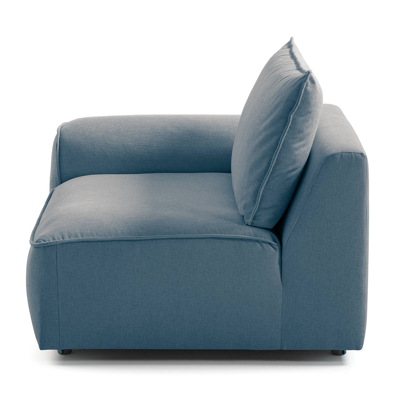 home24 Modulsessel Blau Webstoff Saia 104 x 82 x 99cm Armlehne davorstehend links Modern home24 Modulsessel Blau Webstoff Saia 104 x 82 x 99cm Armlehne davorstehend links Modern von home24