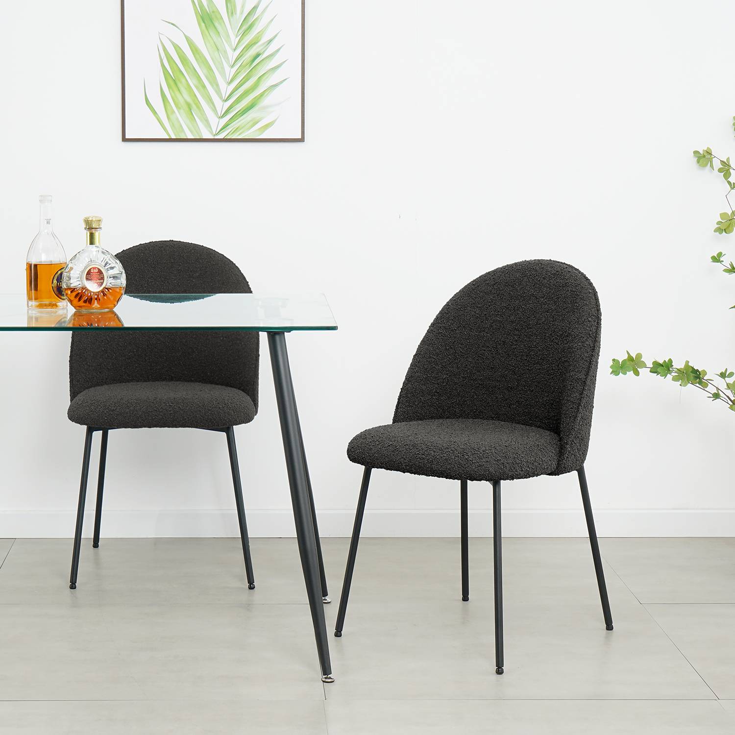 home24 Polsterstuhl LIMAYA 2er-Set 49 x 84 x 54cm Schwarz/Schwarz home24 Polsterstuhl LIMAYA 2er-Set 49 x 84 x 54cm Schwarz/Schwarz von home24