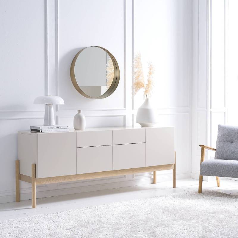 home24 Sideboard II 188 x 75 x 45cm Weiß home24 Sideboard II 188 x 75 x 45cm Weiß von home24