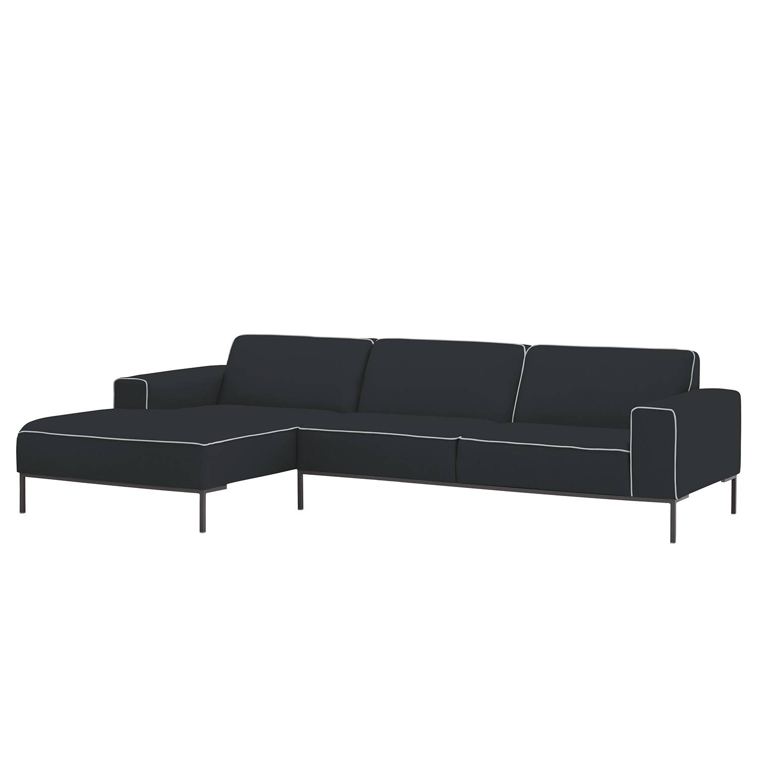 Studio Copenhagen Ecksofa Ampio Duo II Anthrazit Webstoff 285x77x168 cm von Lars Larson