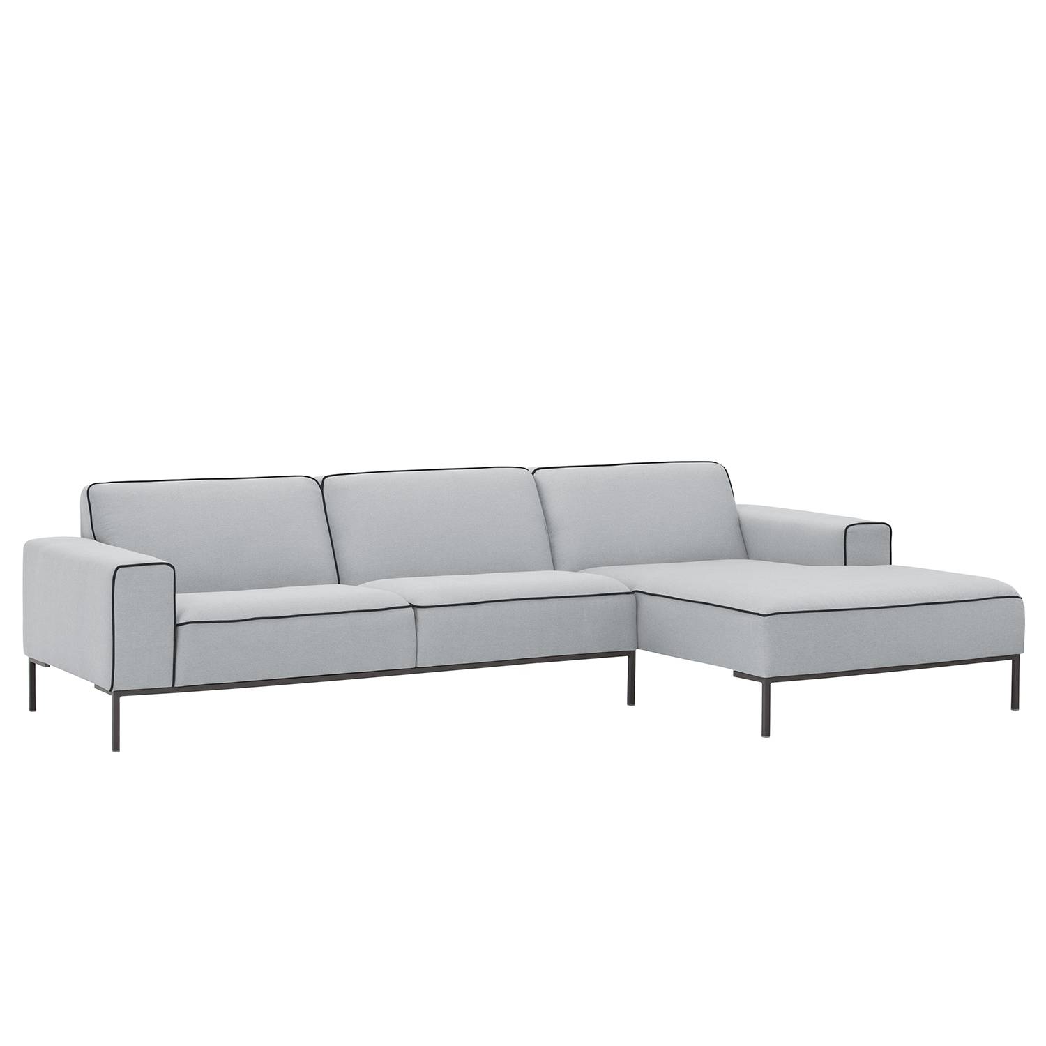 Studio Copenhagen Ecksofa Ampio Duo II Hellgrau Webstoff 285x77x168 cm von Lars Larson