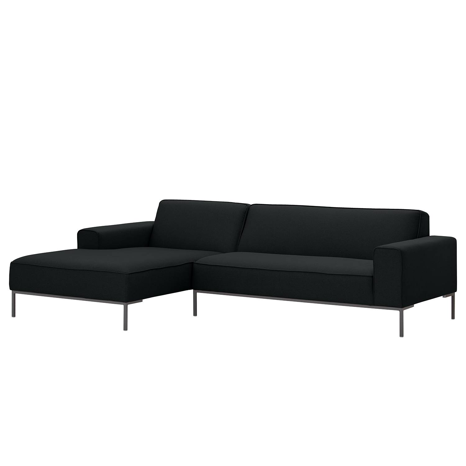 Studio Copenhagen Ecksofa Ampio I Anthrazit Webstoff 264x77x168 cm von Lars Larson