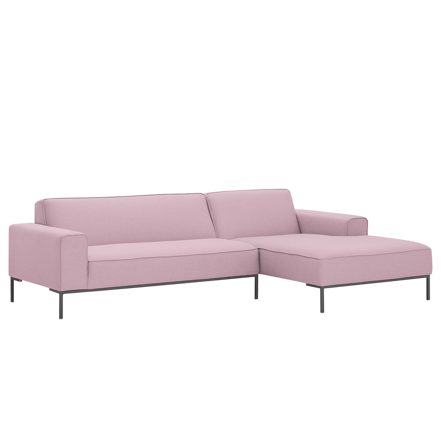 Studio Copenhagen Ecksofa Ampio I Rosa Webstoff 264x77x168 cm von Lars Larson