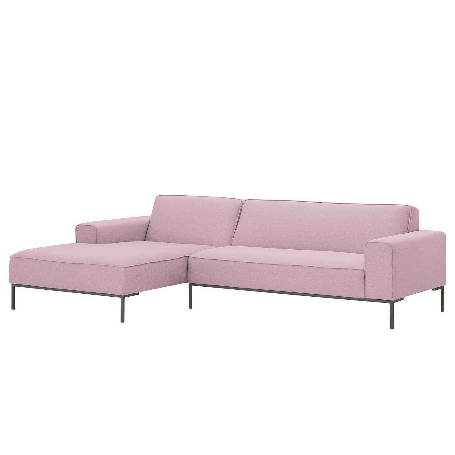 Studio Copenhagen Ecksofa Ampio I Rosa Webstoff 264x77x168 cm von Lars Larson