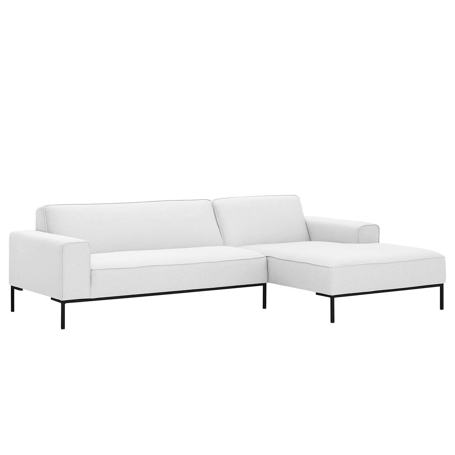 Studio Copenhagen Ecksofa Ampio I Weiß Webstoff 264x77x168 cm von Lars Larson