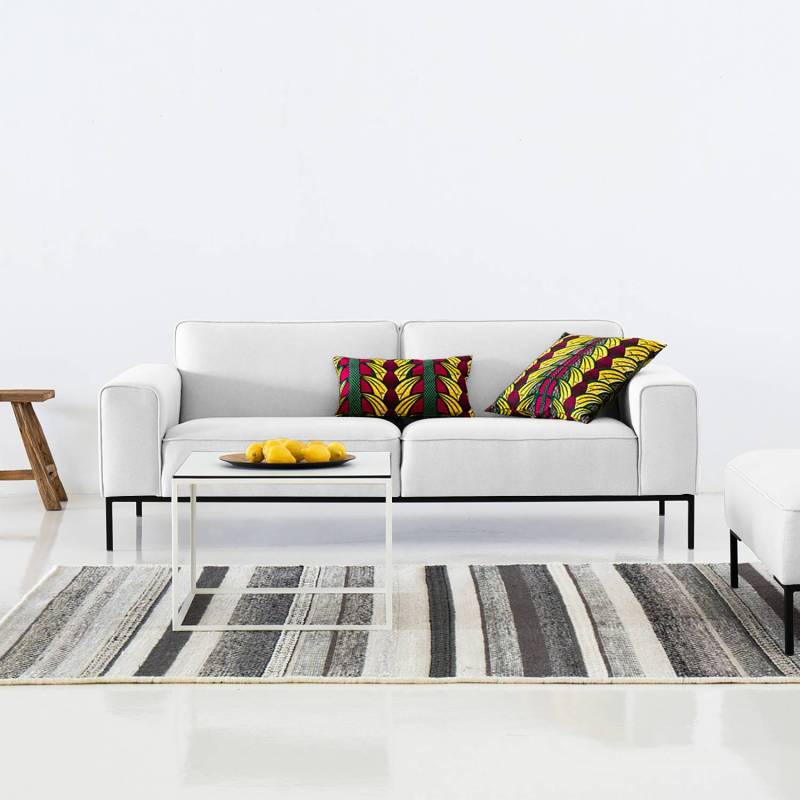 Studio Copenhagen Sofa Ampio 3-Sitzer Weiß Webstoff 205x77x93 cm von Lars Larson