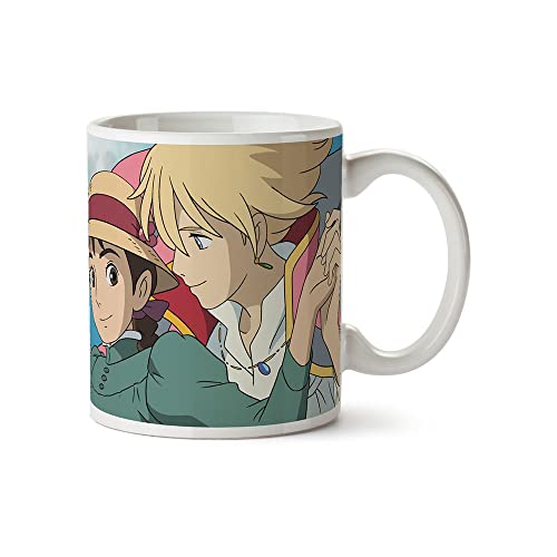 Studio Ghibli Das wandelnde Schloss Tasse weiß, bedruckt, aus Keramik, in KLarsichtverpackung. von STUDIO GHIBLI