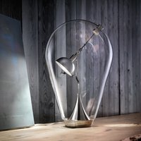 Lodes Blow LED Tischleuchte Chrom / Glas von Lodes