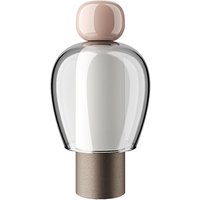 Lodes Easy Peasy LED Akkuleuchte Flamingo (pink / grau / Bronze matt) von Lodes