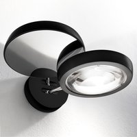 Lodes Nautilus LED Wandleuchte, 3000 K schwarz matt von Lodes