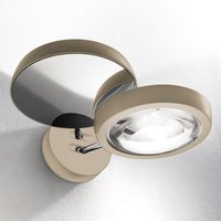 Lodes Nautilus LED Wandleuchte, 3000 K champagner matt von Lodes