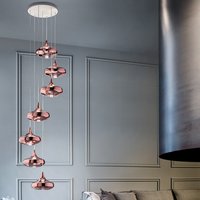 Lodes Nostalgia Glas Large LED Pendelleuchte 7-flg. Roségold Lodes Nostalgia Glas Large LED Pendelleuchte 7-flg. Roségold von Lodes