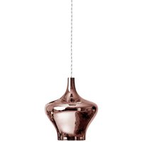 Lodes Nostalgia Glas Medium LED Pendelleuchte 1-flg. Roségold von Lodes