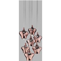 Lodes Nostalgia Glas Medium LED Pendelleuchte 7-flg. von Lodes