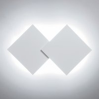 Lodes Puzzle Double Square LED Wand- / Deckenleuchte 3000 K, weiß matt Lodes Puzzle Double Square LED Wand- / Deckenleuchte 3000 K, weiß matt von Lodes