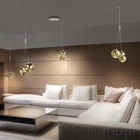 Lodes Random LED Pendelleuchte, 12-flg. 2700 K, Gold von Lodes