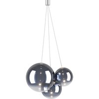 Lodes Random LED Pendelleuchte, 12-flg. 2700 K, Rauchglas von Lodes