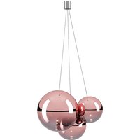 Lodes Random LED Pendelleuchte, 3-flg. 2700 K, Roségold von Lodes