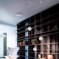 Lodes Spider LED Pendelleuchte, 4-flg., 2700 K weiß matt von Lodes