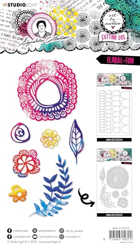 Art By Marlene Floral-Fun Cutting Die-Nr.505, Floral-Fun -ABMCD505 Art By Marlene Floral-Fun Cutting Die-Nr.505, Floral-Fun -ABMCD505 von Studio Light