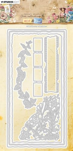 Studio Light Cutting Die Wildflower slimline Wild & Free nr.828 JMA-WAF-CD828 105x210mm (05-24) von Studio Light