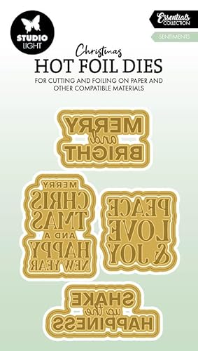 Studio Light Essentials Hot Foil Cutting Die-Nr. 05, Sentiments Studio Light Essentials Hot Foil Cutting Die-Nr. 05, Sentiments von Studio Light