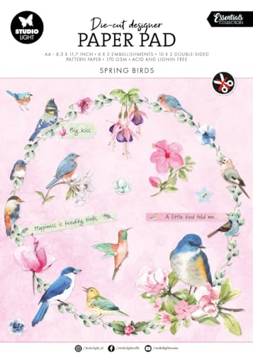Studiolight • DIY Block Spring birds Essentials nr.144 von Studio Light