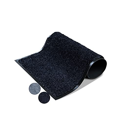 Studio M Virusreduzierende Schmutzfangmatte 60x80 cm - Hygiene PRO - Fußmatte schwarz - Fussmatte Innenbereich von Studio M