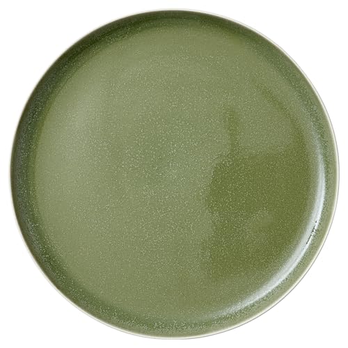 Studio Round North Speiseteller Dia 27 cm Matte white/Shiny moss von Studio Round