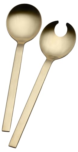 Studio Round Storm Salatbesteck 25 cm Honey von Studio Round
