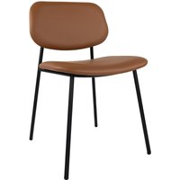 Studio Zondag - Daily Dining Chair, Eiche / schwarz / cognac von Studio Zondag