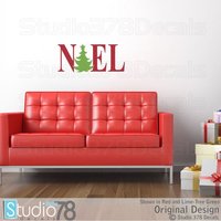 Noel Weihnachtsbaum Vinyl Wandtattoo - Weihnachtsdekoration | 9 X 22 Noel Weihnachtsbaum Vinyl Wandtattoo - Weihnachtsdekoration | 9 X 22 von Studio378Decals
