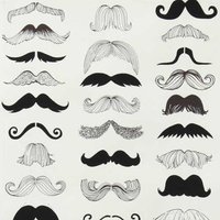 Schwarz Volant. Und Weiß Valance.mustache Valance. Fenster Treatment.black Valance Vorhang von Studio414Design