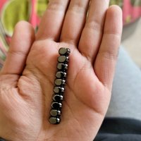 Hämatit| Angst Lösen Magnetperlen| Hämatit Magnettherapie Schmuck| Kleine Highpower Magnet-Frequenz-Perlenstränge von Studio52byT