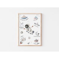 Inspirierendes Affirmationsposter Für Kinder | Deutsche Affirmation Positive Wandkunst Fürs Klassenzimmer von StudioArtify