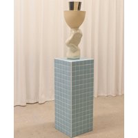 Fliesensäule - Handgefertigter Fliesensockel Moderner Mosaikständer Anpassbares Keramikdekor Retro-Wohnakzent Fliesensäule - Handgefertigter Fliesensockel Moderner Mosaikständer Anpassbares Keramikdekor Retro-Wohnakzent von StudioCubbe