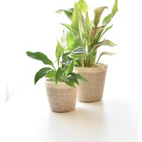 Blumentopf Aus Seegras - Eine Perfekte Geschenkidee von StudioDekorSwetlana