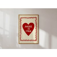 Poster Amore in Italia von StudioDolci
