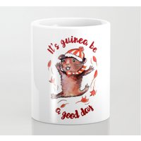 Meerschweinchen Becher Süsser Herbst Für Freundin Geschenk Ich Liebe Herbstwetter von StudioEmmaKaufmann