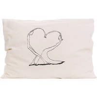 Handbedrucktes Kissenbezug-Set "Love Is in The Air' von StudioGitha