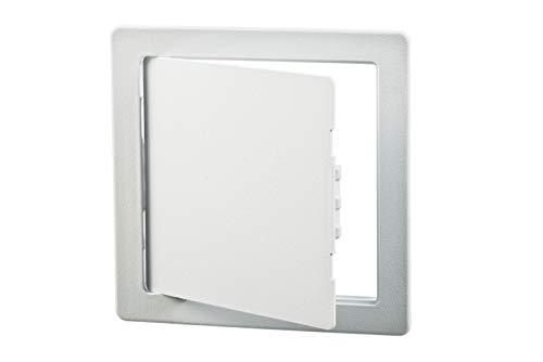 Revisionsklappe 15 x 15 cm - Revisionstür 150x150 mm Kunststoff | Trockenbau Gipskarton Wartungsklappe | Serviceklappe | Weiss Feuchtraumgeeignet unterputz Klappe | Badewanne Revisionstuer von StudioGreenGlobal