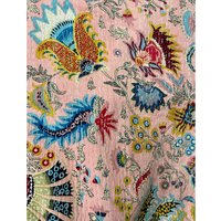 Candy Pink Wild Flower Print Kantha Quilt Queen Reine Baumwolle Decke Tagesdecke Bettüberwurf Boho von StudioNakro