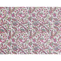 Rosa Grau Floral Handblock Motivdruck Queen Pure Cotton Bettlaken Bettbezug Boho Quilt Soft Bedsheet von StudioNakro