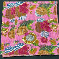 Rosa Tropicana Kantha Quilt Queen Reine Baumwolle Überwurf Tagesdecke Bettüberwurf Boho von StudioNakro