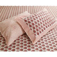 Rote Paisley Handblock Motiv Print Queen Pure Cotton Bettlaken Bettbezug Boho Quilt Soft Bedsheet von StudioNakro