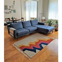 Terrapott | Wohnzimmer Teppich Handarbeit Sorgfältig Handgewebte Kunstfertigkeit Lokale Frauen-Besitzer Natürliche Färbung Kilim 100% Wolle Studio Terrapott | Wohnzimmer Teppich Handarbeit Sorgfältig Handgewebte Kunstfertigkeit Lokale Frauen-Besitzer Natürliche Färbung Kilim 100% Wolle Studio von StudioPotatoCo