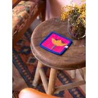 Handgewebter Untersetzer Aus Reiner Wolle Handgewebter Untersetzer Aus Reiner Wolle von StudioPotatoRugs