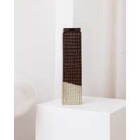 Skyscraper Vintage Vase - Brown Ceramic Flower Czech Design Mid Century 1960S von BuzziDining