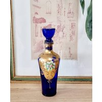 Vintage Boho Vase/Dekanter Von Moser Mit Einem Stopfen von StudioVilka